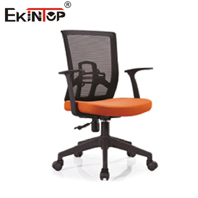 Zwarte Gray High Back Mesh Office-Stoel voor Bureau met Wielen