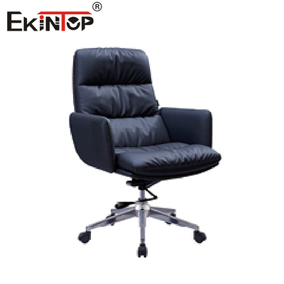 Commerciële Chef- Leather Swivel Office-Manager Chair For Home