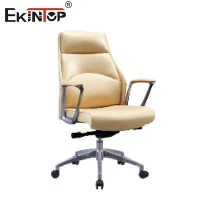 Van de het Leerstoel van het wartel de Uitvoerende Ergonomische Bureau Comfortabele Hoge Rug