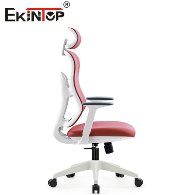 Rood Ergonomisch Mesh Computer Chair With Backrest voor HuisKantoormeubilair