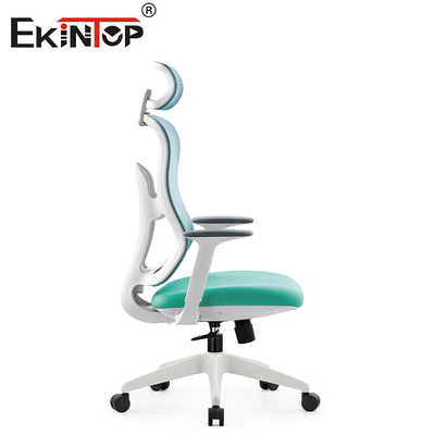 De hoge Achter Ergonomische Wartel van Bureaumesh chair green adjustable height
