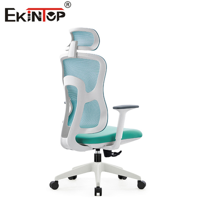 De hoge Achter Ergonomische Wartel van Bureaumesh chair green adjustable height