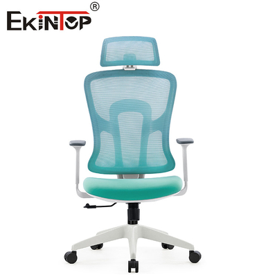 De hoge Achter Ergonomische Wartel van Bureaumesh chair green adjustable height
