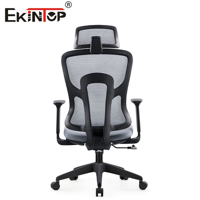 Gray Ergonomic Office Mesh Chair met Rugleuning voor Comfort en Steun