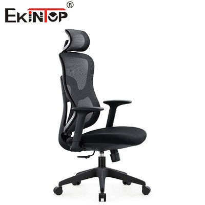 Zwart Hoogte Regelbaar Bureau Mesh Chair Lumbar Support