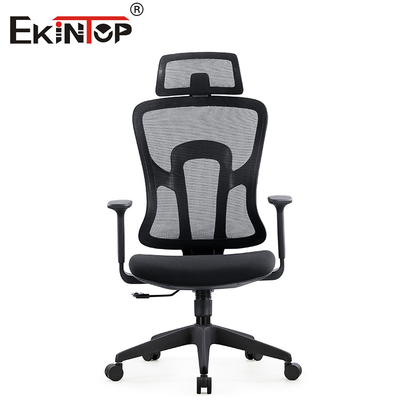 Zwart Hoogte Regelbaar Bureau Mesh Chair Lumbar Support