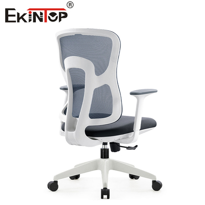Zwart Gray Ergonomic Swivel Mesh Chair met Regelbare de Hoogte van Armsteunseat