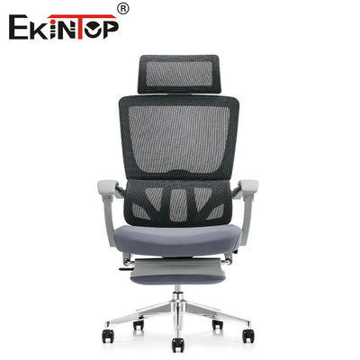 De standaard Rugpijn van Gray Office Mesh Chair For met de Plaatsing van de Gietmachineshoofdsteun