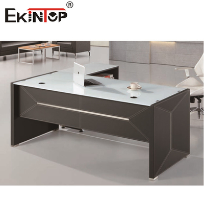 Commercieel Officeworks-Glasbureau voor CEO Executive Office Room