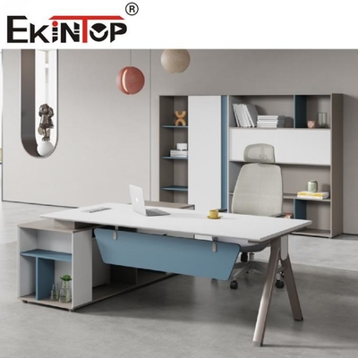 Van het de Vormbureau van luxe de Verlengbare L van de de Lijst Uitvoerende Manager aangepaste Grootte Desk