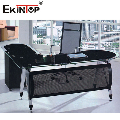 Moderne glazen vergaderbank Contemporary elegance for meetings