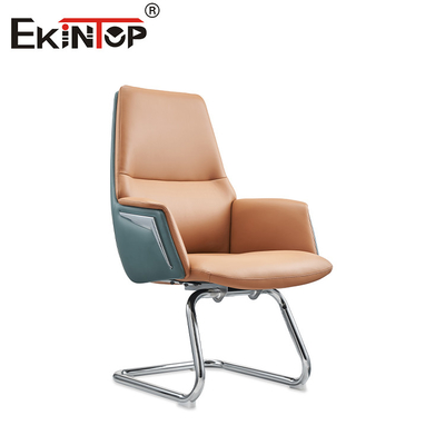 OEM 350mm Aluminium basis Leer Lounge fauteuil Moderne stijl