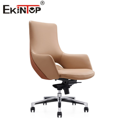 High Back PU Leer Executive Boss Office Chair Ultieme comfort en ondersteuning