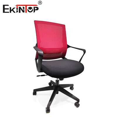 Zwart en rood schuim kussen opvouwbare trainingstoelen met wielen