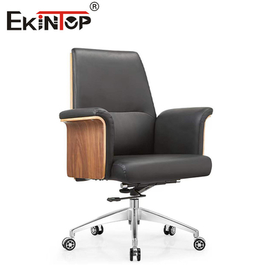 Schaluabsorptie Ergonomische leer kantoorstoel met riemen
