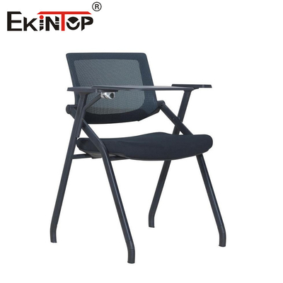 Mesh Back Writing Pad Opvouwbare Training Room Chair Lichtgewicht