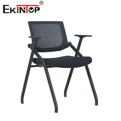 Mesh Back Writing Pad Opvouwbare Training Room Chair Lichtgewicht