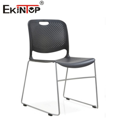 Metalen frame Plastic Stacking Office Chair Bezoeker Training Staff Gaststafel