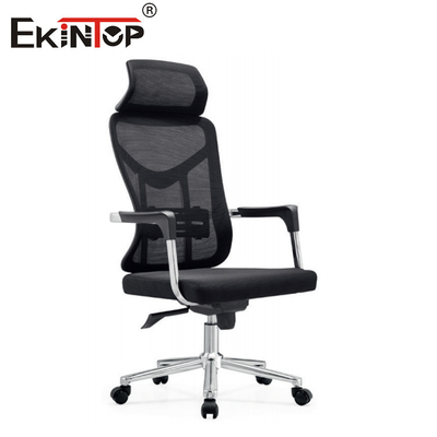 High-Back Mesh Office Chair met armleuningen draaiwielen en verstelbare hoogte