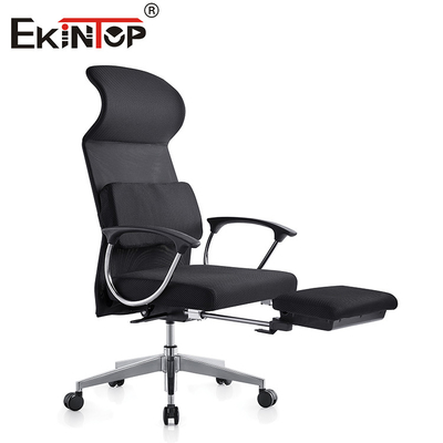 High-back Mesh Office Chair met ergonomische lendensteun en hoofdsteun