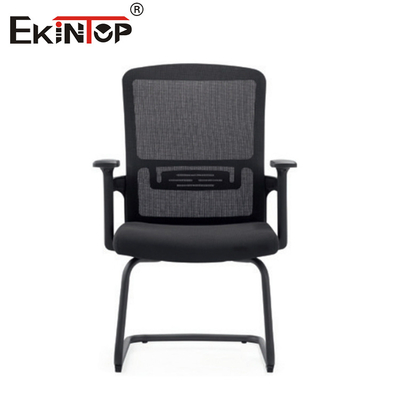 Wasbare mid back office stoel met gaas materiaal armleuningen kussen stoel