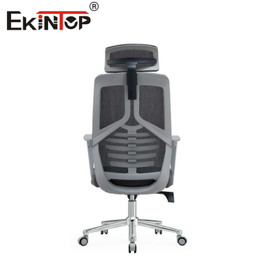 Multipurpose Grey Mesh Ergonomische kantoorstoel met verstelbare hoogte en draaibaar
