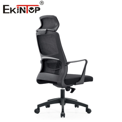 High-back Black Ergonomic Mesh Office Chair met schuim stoel kussen Moderne stijl