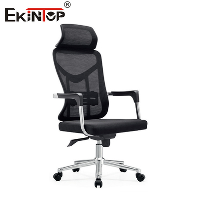 Hoge rug Mesh kantoorstoel Plastic armsteun Goedkope computer draaibare ergonomische kantoorstoel