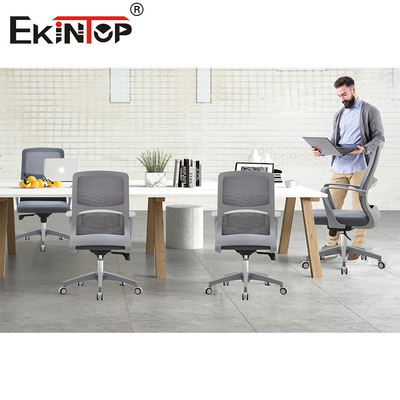 Low-Cost Mesh Material Office Chair met modern stijl armleuningen wielen