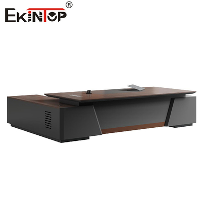 Moderne houten kantoor bureau ontwerp voor CEO Boss Executive Office meubels