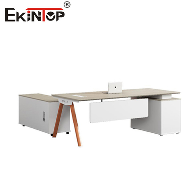 Houten eenvoudige vergaderruimte waterdicht bureau modern kantoor bureau