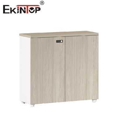 Moderne stijl Walnoot hout archiefkas onder het bureau Aanpasbaar