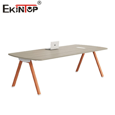 Moderne vergaderruimte tafel kantoormeubilair Houten vergaderruimte tafel