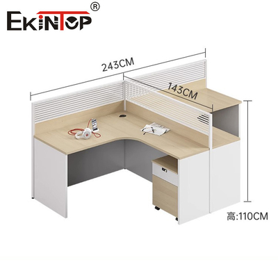 Moderne L-vorm Executive Workstation Kantoor bureau voor de werkruimte