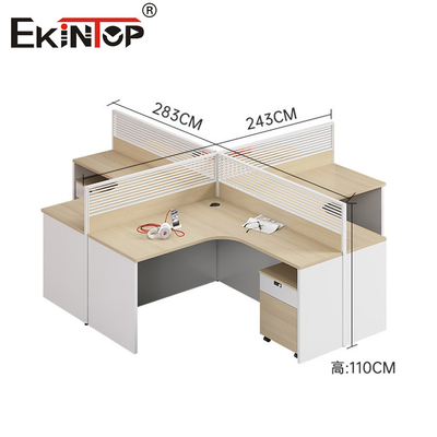 Moderne kantoormeubels Design Houten afschermingen Kantoorkamer Tafel Werkstation