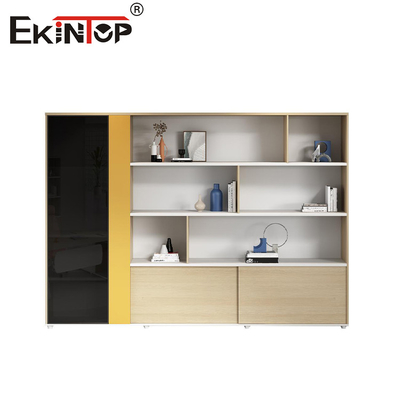 Houten archiefkas met walnootkleur Moderne stijl Home Office meubels