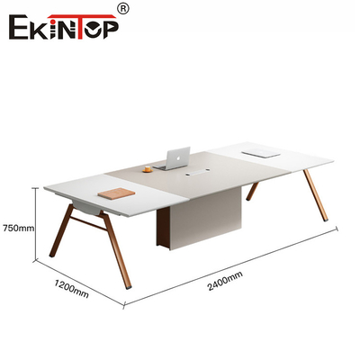 Modern Aluminium Legs Conferentietafel voor 6 personen Vergadertafel
