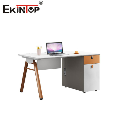 Moderne stijl bureau bureau bureau met opslagkasten werkstation aanpasbaar