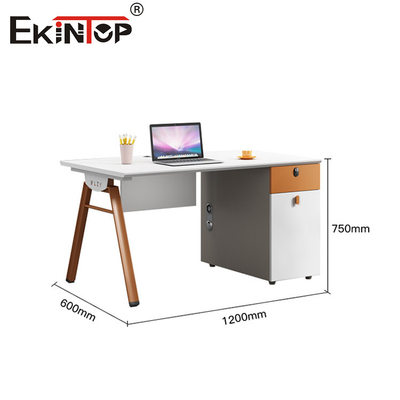 Moderne stijl bureau bureau bureau met opslagkasten werkstation aanpasbaar