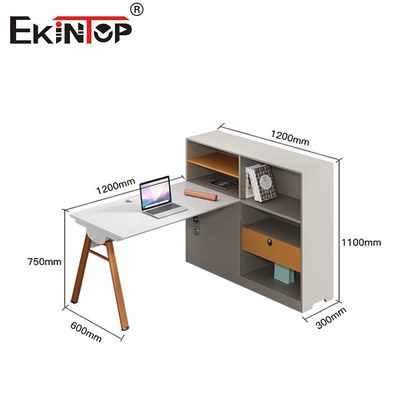 Kantoormeubilair Personeel Desk en stoel Combinatie Werkstation Computertafel