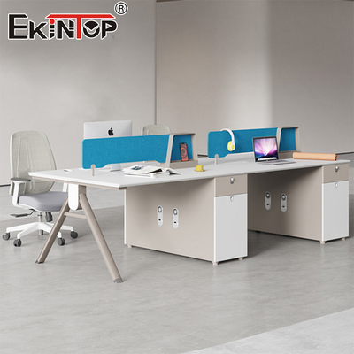 Modulaire 4-persoons werkstation kantoormeubelfabriek