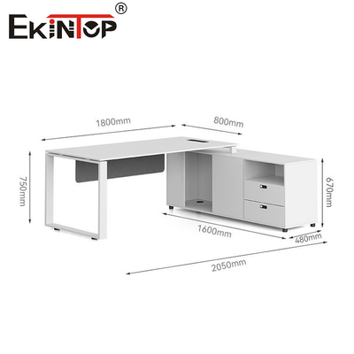 Fabrikant Uitvoerend kantoor bureau Witte moderne stijl Houten materialen