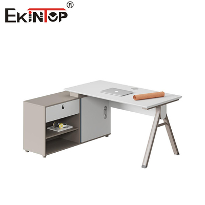 Business Style L-vormig kantoor bureau Houten materiaal voor werknemers