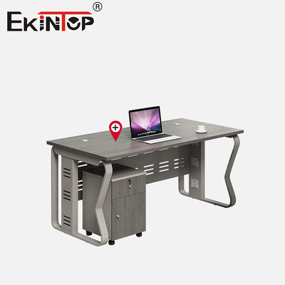 Moderne stijl kantoorreceptie Meubels Metalen raam bureau Aanpasbaar