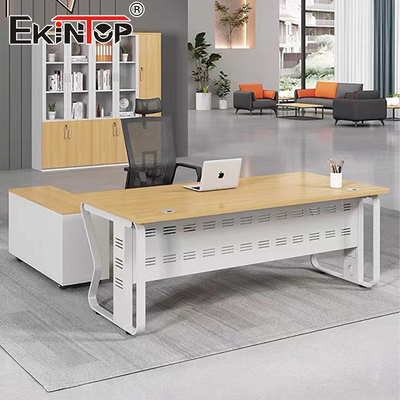 Walnut Sturdy Wood Office Desk Manager Desk Designer Desk voor het kantoor