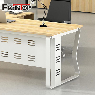 Houten materiaal Werknemer Bureaublad Moderne stijl Solid Oak Bureau