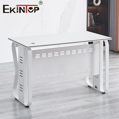 Afslag Wit Executive Employee Desk Moderne stijl Solid Oak Desk