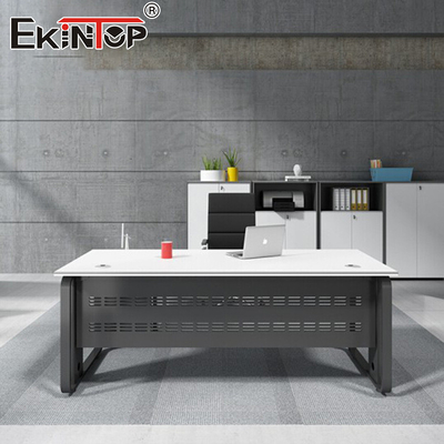 Industrial-Style Manager Desk Custom Office Ruimtes Commercieel bureau