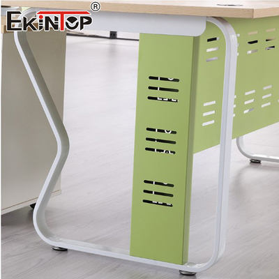 Fabriek van kantoormeubilair Moderne stijl Bureaubureau Houten hoek bureau
