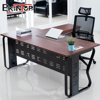 Office Desk Computer Desk Houten hoek bureau Industriële stijl Werknemer bureau
